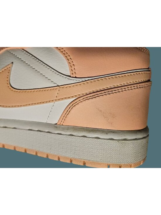 Nike Air Jordan 1 Mid White/Crimson Tint/Arctic Orange/Black Sneakers Men 9.5 main image 6